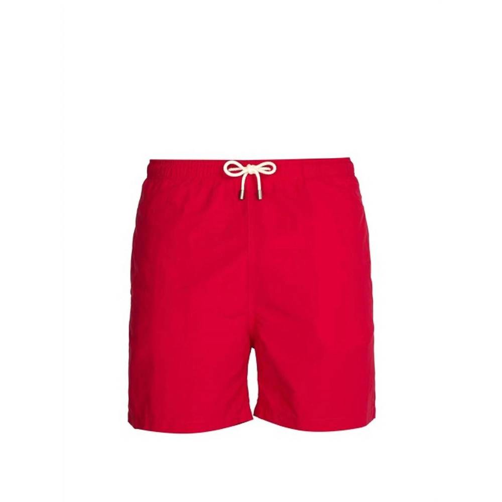 NEW SOLID & STRIPED men the classic drawstrings swim shorts trunks in red